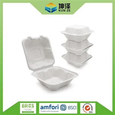 کمپوسٹ ایبل برگر باکس