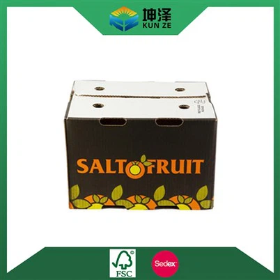 پھلوں کی پیکنگ کے لیے نالیدار ڈبے